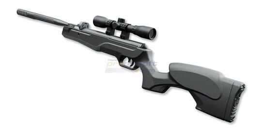 Crosman Vantage Plus Multishot ilmakivääri 4.5mm kiikarilla (24J) - Säänkestävä synteettinen tukki, ambidextrous muotoilu.
