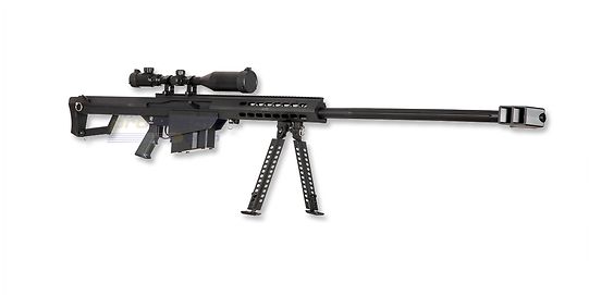 Barrett M82A1 kivääri kiikarilla