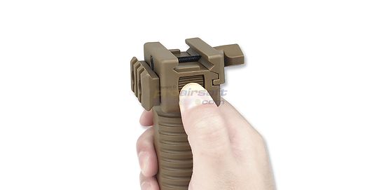 Diablo Handgrip With Bipod, Tan