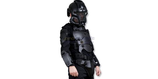 Diablo WST panssarihaarniska, musta