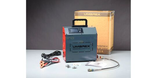 Umarex PAC1100 Compressor 230V / 12V - Umarex PAC 1100 PerformanceAir compressor for filling PCP airguns and compressed air tanks
