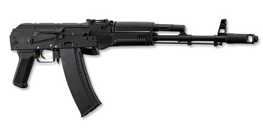 AKS-74N Electric Airsoft Rifle Black – AEG with Folding Stock - AKS-74N black electric airsoft rifle with folding stock