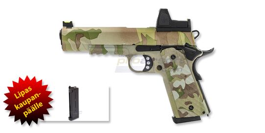 Raven MEU GBB With Red Dot Sight, Full Metal, Multicam