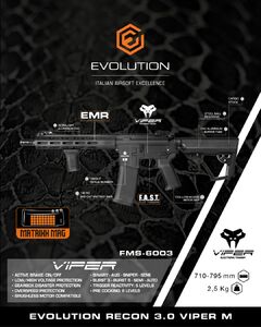 Evolution Recon 3.0 Viper M – high-performance AEG with VIPER ETU and CNC aluminum handguard