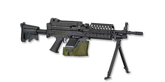 Mk46 Minimi konekivääri sähköase, musta