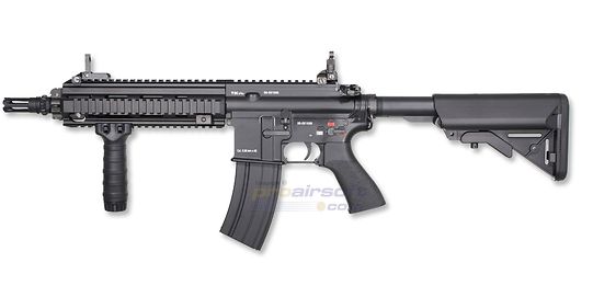 Marui Next-Gen 416 Devgru Custom NGRS blowback sähköase - metalli, musta - Tokyo Marui Next-Gen HK416 DEVGRU Custom täysmetallinen blowback sähköase