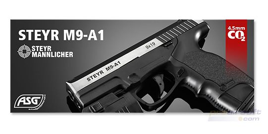 ASG Steyr M9-A1 4.5mm CO2 Airgun Silver