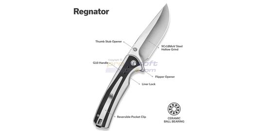 Sencut Regnator G10 Flipper - Sencut Regnator G10 Flipper osat.