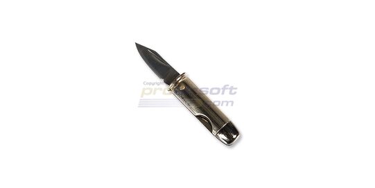 Mil-Tec .357 Magnum taskuveitsi - Mil-Tec veitsi avattuna – Ruostumaton teräksinen terä 2,6 cm, tarkka ja kestävä.