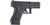 Umarex Glock 19 Gen5 CO₂ Air Pistol 4.5 mm - Umarex Glock 19 Gen5 4.5 mm CO₂ air pistol with black frame and metal slide
