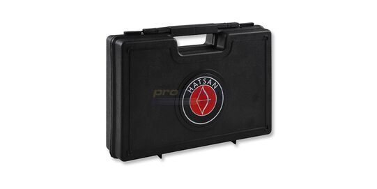 Hatsan Optima Velox PCP Pistol 4.5mm – Semi-Automatic Airgun with Removable Cylinder and Tru-Glo Sights - Hard carry case
