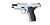 Marui Sig P226 E2 blowback kaasupistooli, hopea
