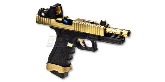 Vorsk EU18 With Red Dot Sight, Metal Slide, Gold/Black