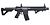 Crosman M4 DPMS SBR ilmakivääri 4.5mm blowback sarjatuli