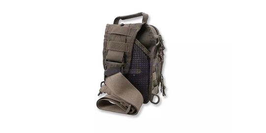 Tactical Shoulder Bag, Green - Close-up of the sling