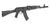 Cyma AK74S Full Metal AEG – Steel AK74S Airsoft Rifle - Cyma AK74S full metal airsoft AEG with steel receiver.