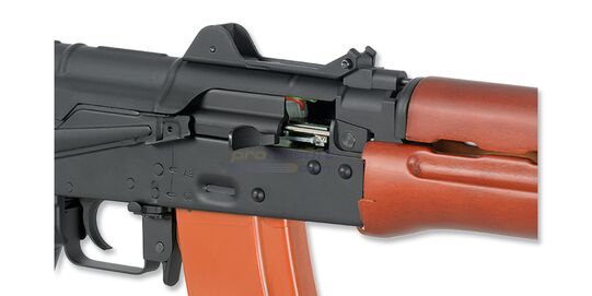 AKS 74U blowback sähköase, puu/metalli