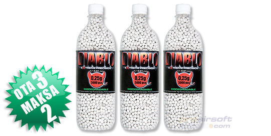 3x Diablo Bio BB 0.25g 5000 pcs