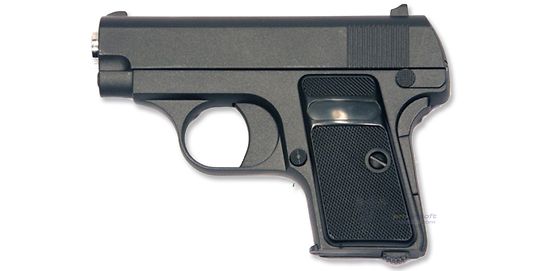 Colt 25 jousipistooli, metalli