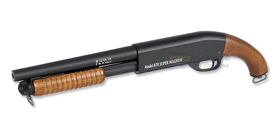 M870 Spring Type Shotgun, Metal/Wood