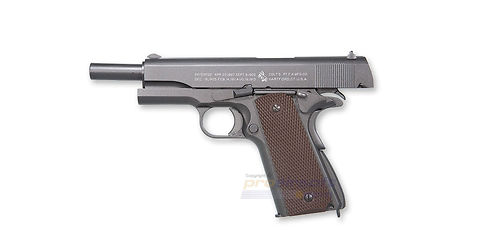 Amazon Com Colt 1911 Co2 Full Metal Airsoft Pistol With Adjustable Hop Up And Blowback 380 390 Fps Black Sports Outdoors
