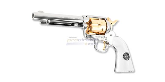 Umarex Colt SAA Smoke Wagon 4,5mm CO2, Nickel/Gold