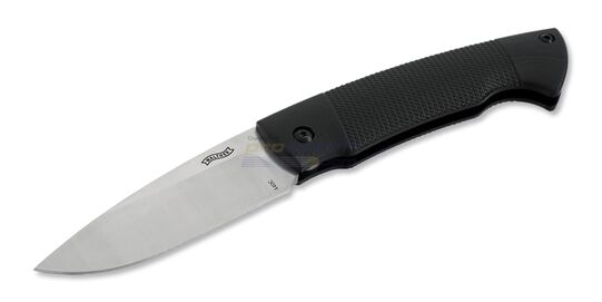 Walther FFK taittoveitsi - Avattu Walther FFK taittoveitsi, satiinipintainen 440C-terä