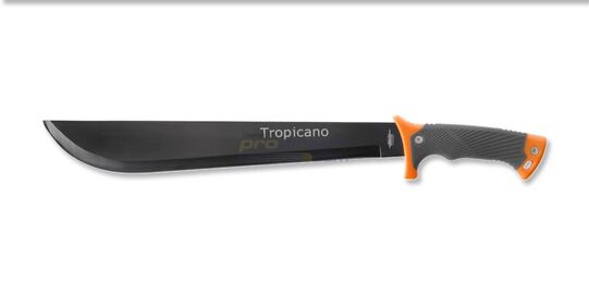 Joker Tropicano machete - Joker Tropicano machete 38 cm ruostumattomalla terällä ja mustalla kumikahvalla