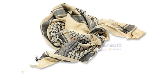 Mil-Tec Shemagh Scarf Black&Khaki