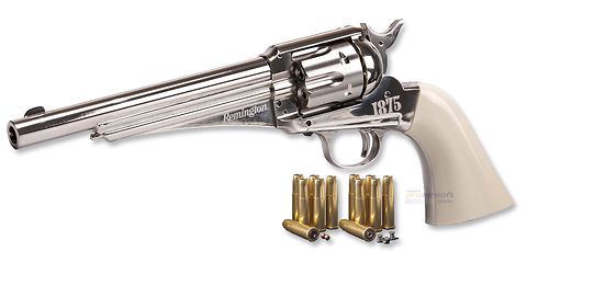 Crosman Remington Model 1875 4.5mm CO2 Silver