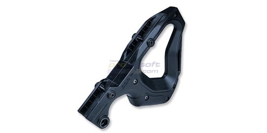 ASG/Hera Arms CQR Gen2 etukahva, musta  - CQR Gen2 etukahvan MIL-STD 1913 Picatinny-kiinnitys yksityiskohtaisesti