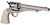 Crosman Remington Model 1875 4,5mm CO2 revolveri, hopea