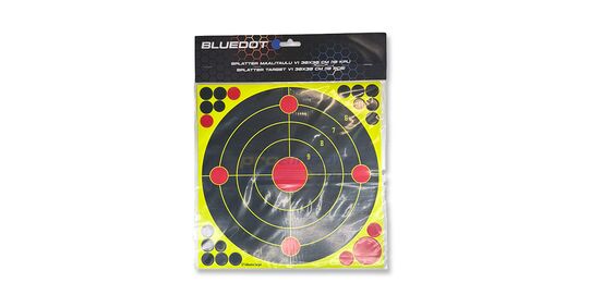 Bluedot Splatter Target V1 30x30cm (10pcs) – Self Marking Shooting Targets
