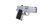 Army Armament 1911 R45A1 blowback kaasupistooli hopea