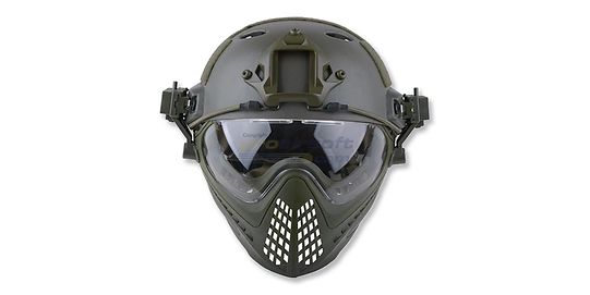 Diablo Fast täyskypärä, vihreä