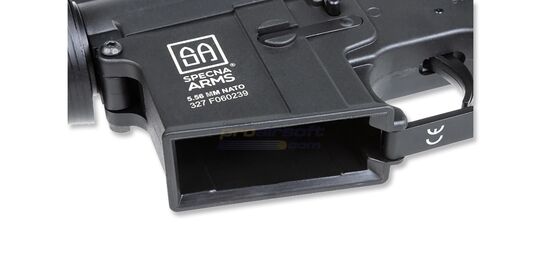 Specna Arms SA-F13 FLEX Gate X-ASR Gen2, hiekka - Lähikuva lipaskuilusta