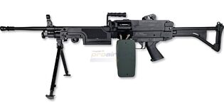 Cybergun M249 Mk1 konekivääri sähköase, musta
