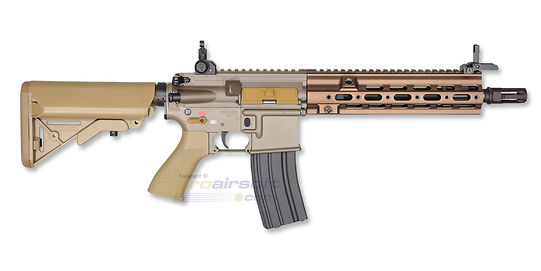 Marui Next-Gen HK416 Delta Custom NGRS Blowback AEG – Full Metal, Tan - Tokyo Marui Next-Gen HK416 Delta Custom tan full metal blowback AEG