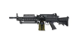 Mk46 Minimi konekivääri sähköase, musta