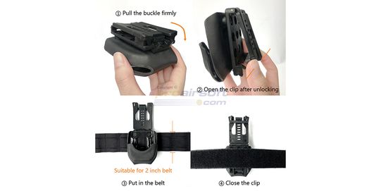 Belt Holster for M1A2 Timer