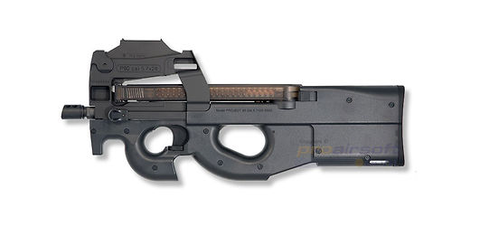 Marui P90 sähköase – kompakti CQB-airsoft integroidulla punapisteellä - Tokyo Marui P90 sähköase integroidulla punapistetähtäimellä