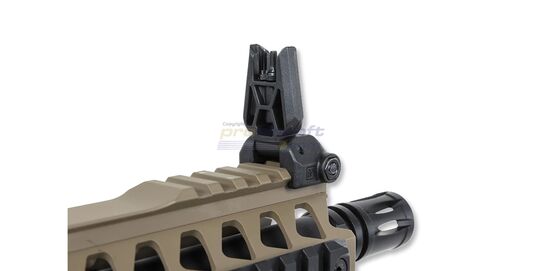 Specna Arms SA-C17 CORE HAL ETU Gen2 AEG, Tan - Front FlipUp Sight