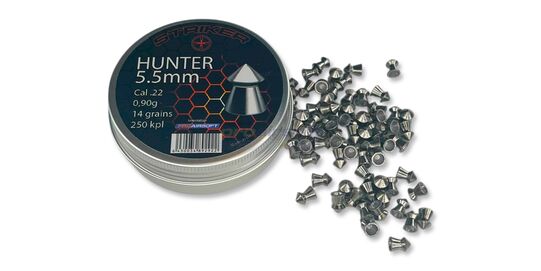 Striker Hunter ilmakiväärin luodit 5.5mm 250kpl