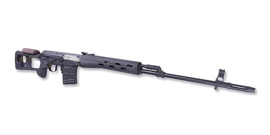 Dragunov SVD Sniper Rifle AEG, Metal Black
