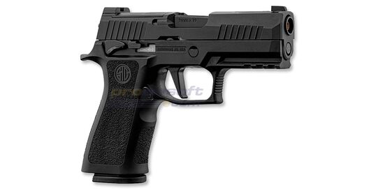 Sig Sauer Proforce P320 X-Carry blowback kaasupistooli, metalli, musta