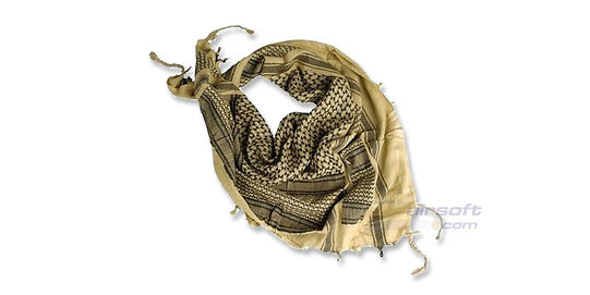 Mil-Tec Shemagh Scarf Black&Khaki