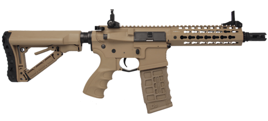 G&G CM16 SRS 7" sähköase (Mosfet), hiekka