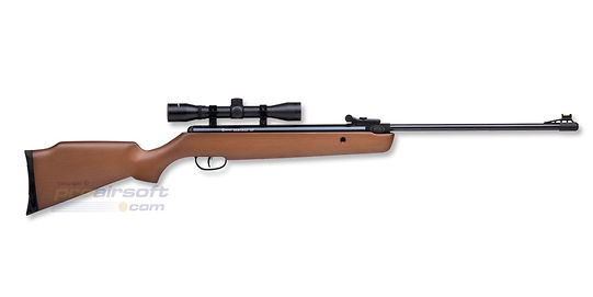 Crosman Vantage NP 4.5mm kiikarilla - Crosman Vantage NP 4.5mm ilmakivääri kiikarilla, täysi sivukuva.