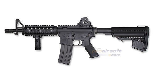 Marui Next-Gen M4 CQB-R NGRS blowback sähköase - metalli, musta - Tokyo Marui Next-Gen M4 CQB-R täysmetallinen blowback sähköase