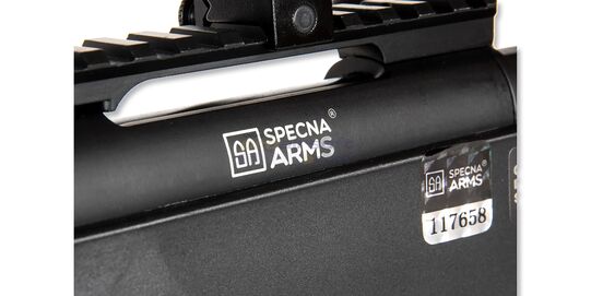 Specna Arms SA-S02 Core High Velocity tarkkuuskivääri, musta - Lähikuva lukosta